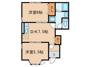 プレミールの物件間取画像